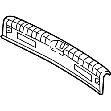 Hyundai 85770-E6500-TRY Trim Assembly-Rear Transverse