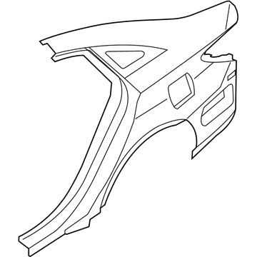 Hyundai 71504-3QC00 Panel Assembly-Quarter Outer,RH