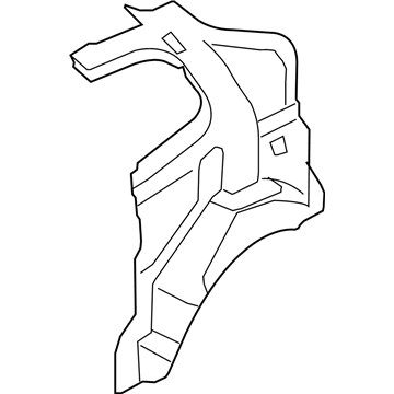 Hyundai 71601-1E201 Panel Assembly-Quarter Inner,LH