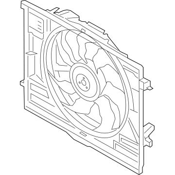 2023 Hyundai Genesis Electrified G80 Cooling Fan Assembly - 25380-T1100