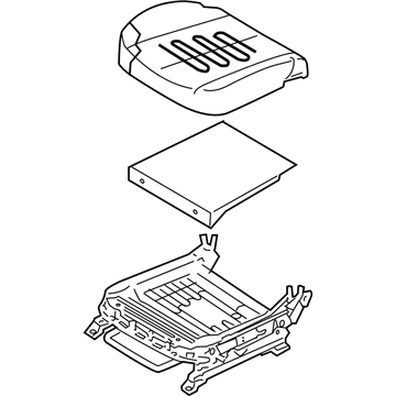 Hyundai 88100-2H000-HAD Cushion Assembly-Front Seat,Driver