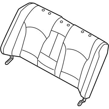 Hyundai 89360-4R400-YDY Rear Seat Back Covering