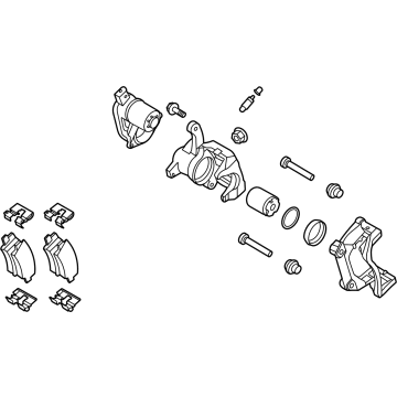 2021 Hyundai Santa Fe Brake Caliper Bracket - 58210-P2300