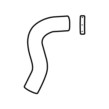 2022 Hyundai Elantra Radiator Hose - 25415-AA200