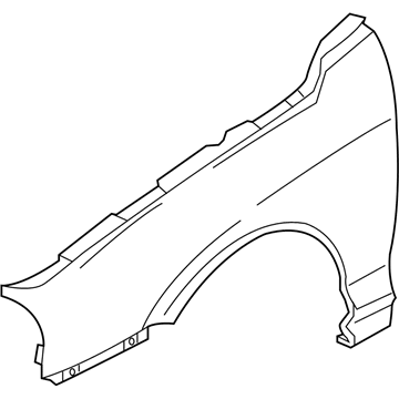 Hyundai 66310-2D031 Panel Assembly-Fender,LH