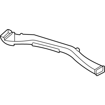 Hyundai 97380-AA000 HOSE ASSY-SIDE DEFROSTER,LH