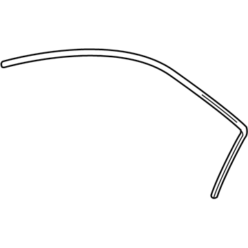 Hyundai 82160-2C000 Weatherstrip Assembly-Front Door Opening,RH