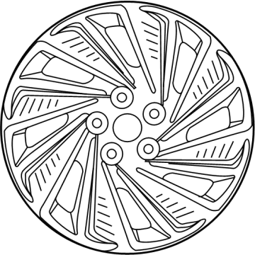 Hyundai 52910-L5210 Wheel Assy-Aluminium