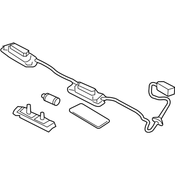 Hyundai 92501-3S130 Lamp Assembly-License Plate