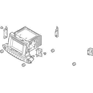 Hyundai 96160-G2000-PGB Audio Assembly