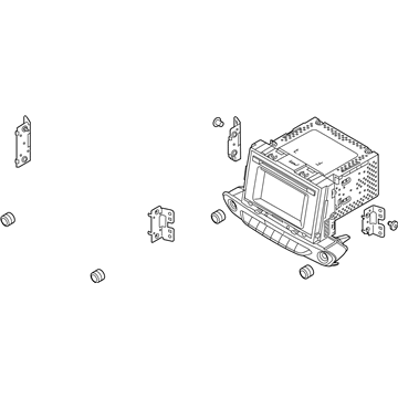 Hyundai 96560-G7801-PGB Head Unit Assembly-Avn