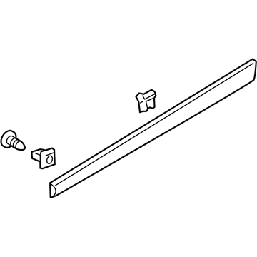 Hyundai 87722-1E000 Moulding Assembly-Front Door Waist Line,RH