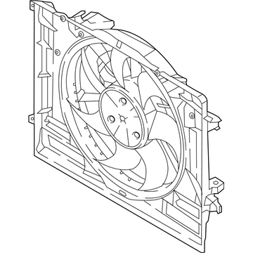 Hyundai Genesis G70 Fan Motor - 25380-J5160