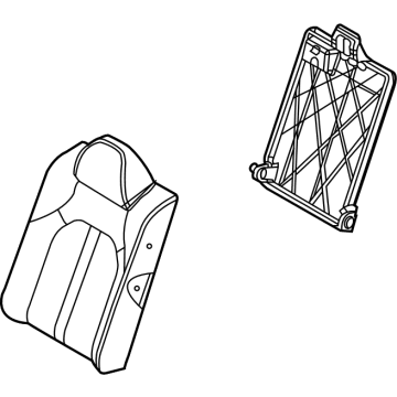 Hyundai 89300-L0010-VSM Back Assembly-RR Seat