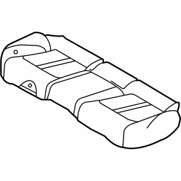 Hyundai 89160-L0010-VSN Rear Seat Cushion Covering Assembly