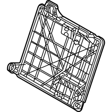 Hyundai 89410-L0010 Frame Assembly-RR Seat Back,RH