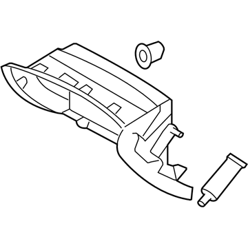 Hyundai 84540-2H500-9Y Cover Assembly-Glove Box Housing Upper