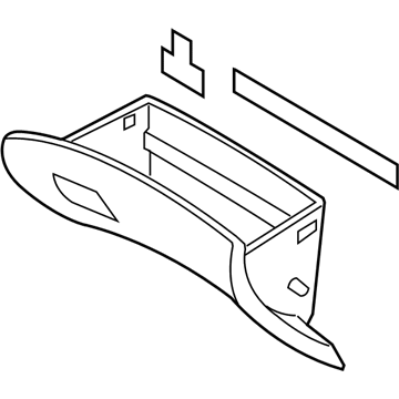 Hyundai Elantra Glove Box - 84510-2H550-9P