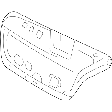 Hyundai 81752-3L020 Trim Assembly-Trunk Lid