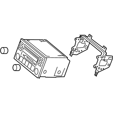 Hyundai 96100-1E485-FZ Radio Assembly-Electronic Tune Radio