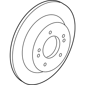 2022 Hyundai Kona Brake Disc - 58411-B2500