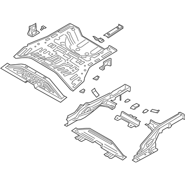 2022 Hyundai Kona Electric Floor Pan - 65500-K4000