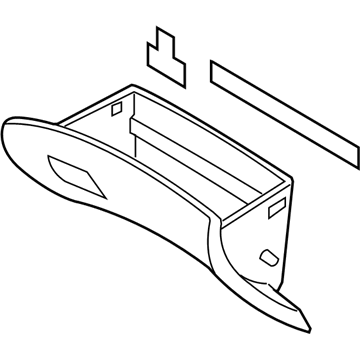 2009 Hyundai Elantra Touring Glove Box - 84510-2L505-4W