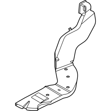 Hyundai 97370-L0000 Duct-Rear Heating,RH