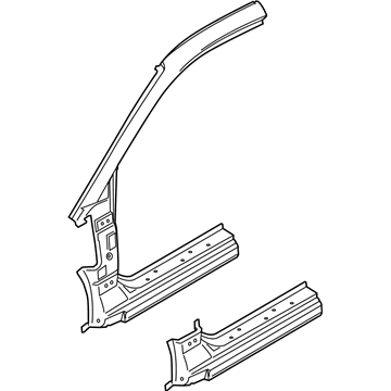 Hyundai 71110-J3A10 Panel Assembly-Pillar Outer,LH