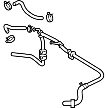 Hyundai 28250-3L112 Pipe Assembly-Turbo Changer Water Feed, RH