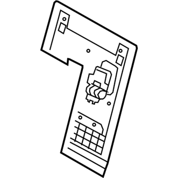 Hyundai 89061-3J500-9V Board Assembly-3RD Seat Back RH