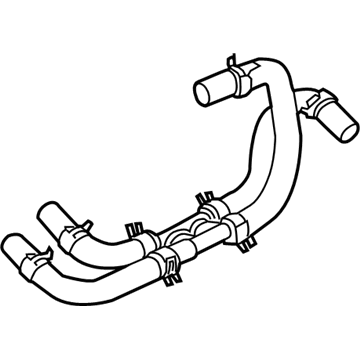 Hyundai Santa Fe Sport Brake Booster Vacuum Hose - 59120-A1200