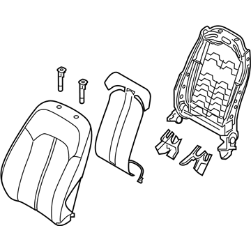 Hyundai 88300-C2000-SMJ Back Assembly-Front Seat Driver