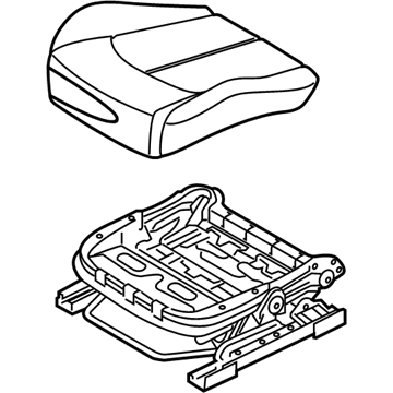 Hyundai 88100-C2000-SMJ Cushion Assembly-Front Seat,Driver