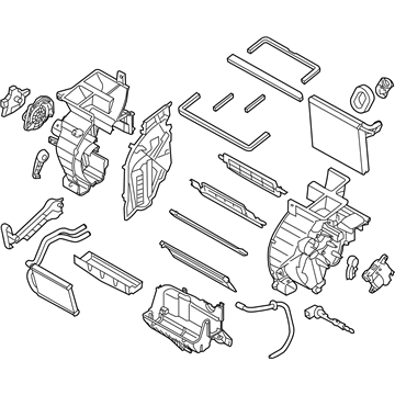 Hyundai 97205-3X050 Heater & Evaporator Assembly