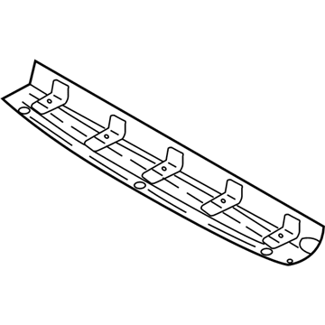 Hyundai 86691-G2000 Cover-Rear Bumper Under Center