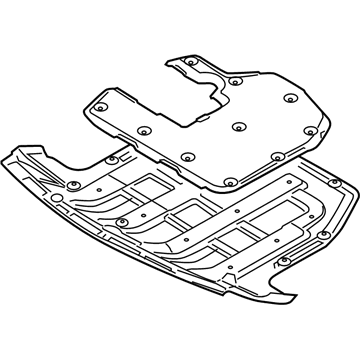 Hyundai 29110-2B101 Panel Assembly-Under Cover