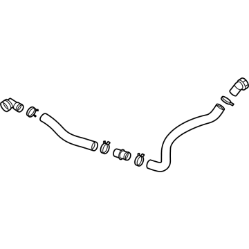 2021 Hyundai Santa Fe Radiator Hose - 25415-P2600