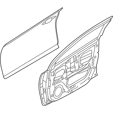 Hyundai 76003-J0010 Panel Assembly-Front Door,LH