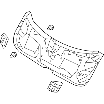 Hyundai 81750-G3000-TRY Panel Assembly-Tail Gate Trim