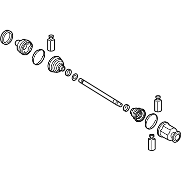 2022 Hyundai Veloster N Axle Shaft - 49501-K9100