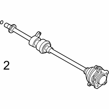 Hyundai 49800-GI000 SHAFT ASSY-RR DRIVE AXLE,LH