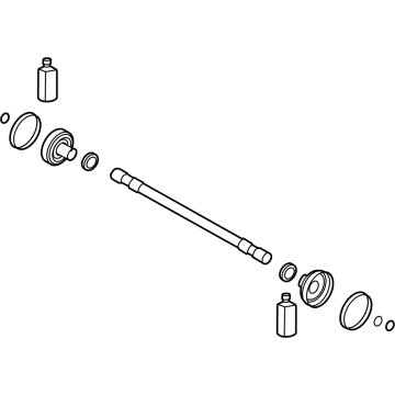 Hyundai 498L7-GI000 SHAFT KIT,LH