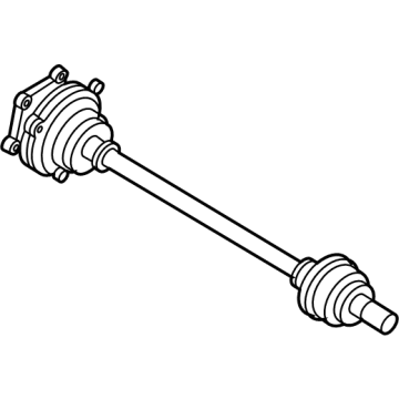 Hyundai 49801-GI000 SHAFT ASSY-RR DRIVE AXLE,RH