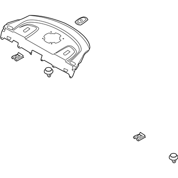 Hyundai 85610-2M261-9P Trim Assembly-Package Tray