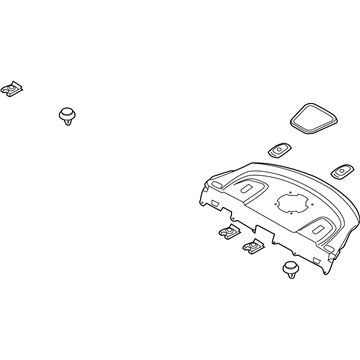 Hyundai 85610-2M241-9P Trim Assembly-Package Tray