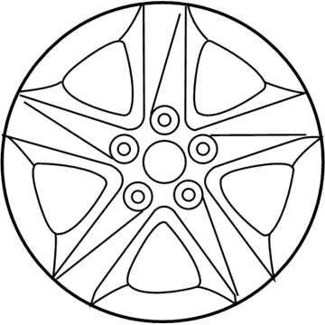 Hyundai 52910-3X450 Aluminium Wheel Assembly