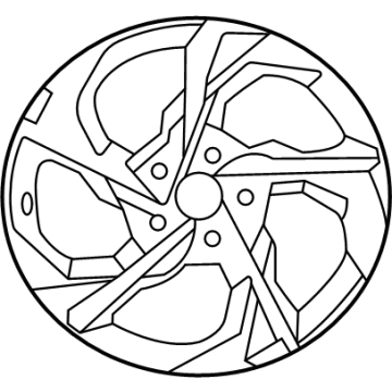 Hyundai 52910-CW100 Wheel Assy-Aluminium