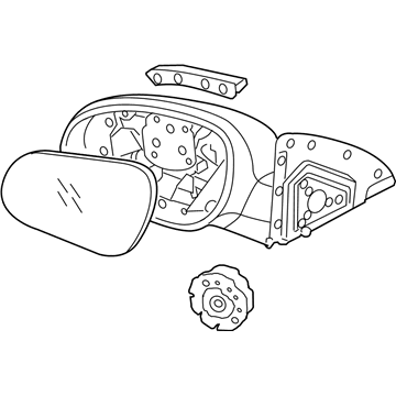 Hyundai 87620-2L430 Mirror Assembly-Outside Rear View,RH