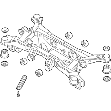 2019 Hyundai Santa Fe Rear Crossmember - 55405-S1250